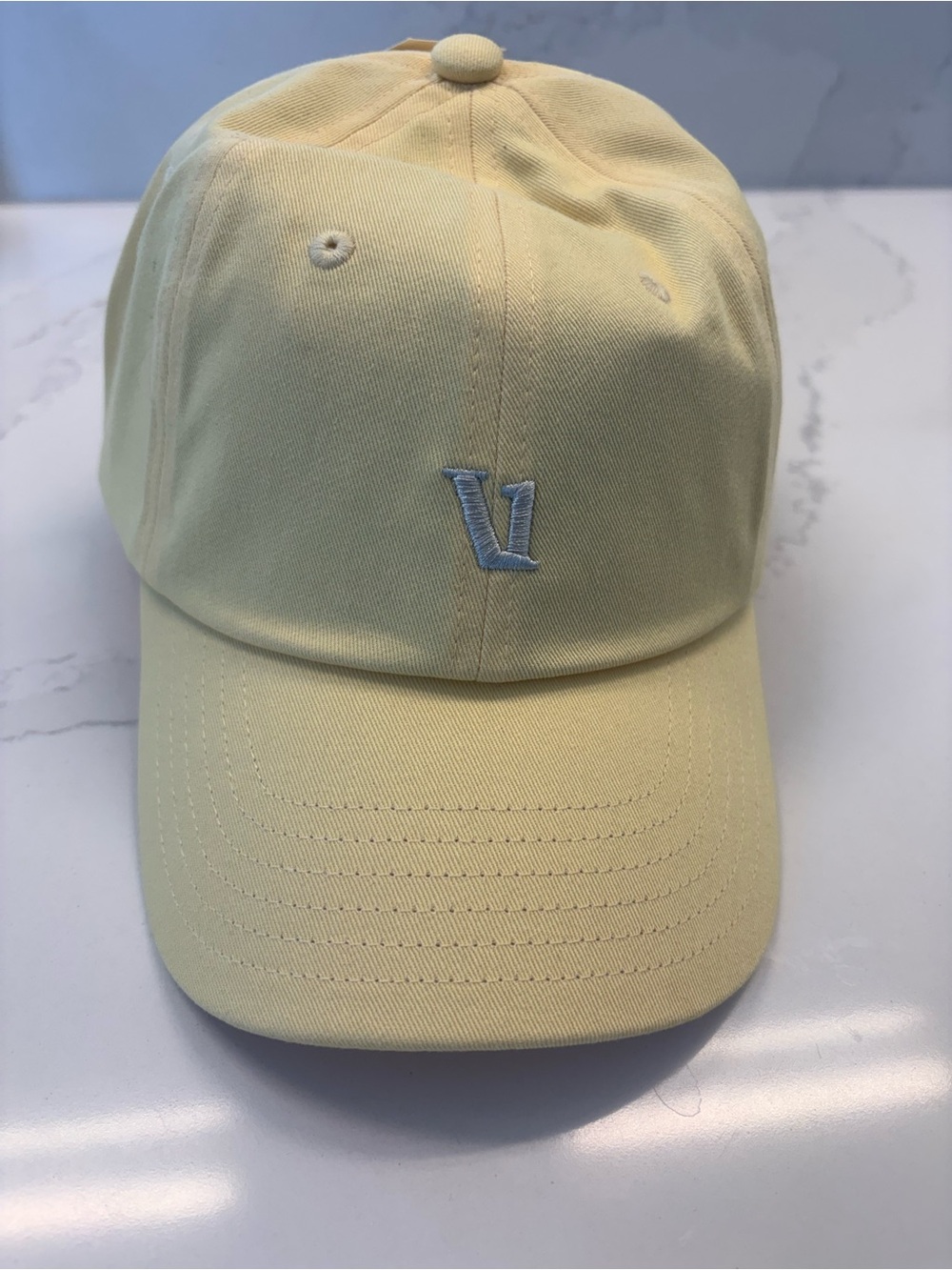 Vuori - Dad Cap - Snap Yellow with Embroidered 'V' NWT